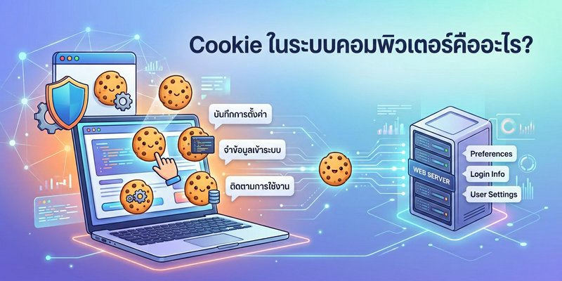 ทำความเข้าใจกับ Cookie ในระบบคอมพิวเตอร์